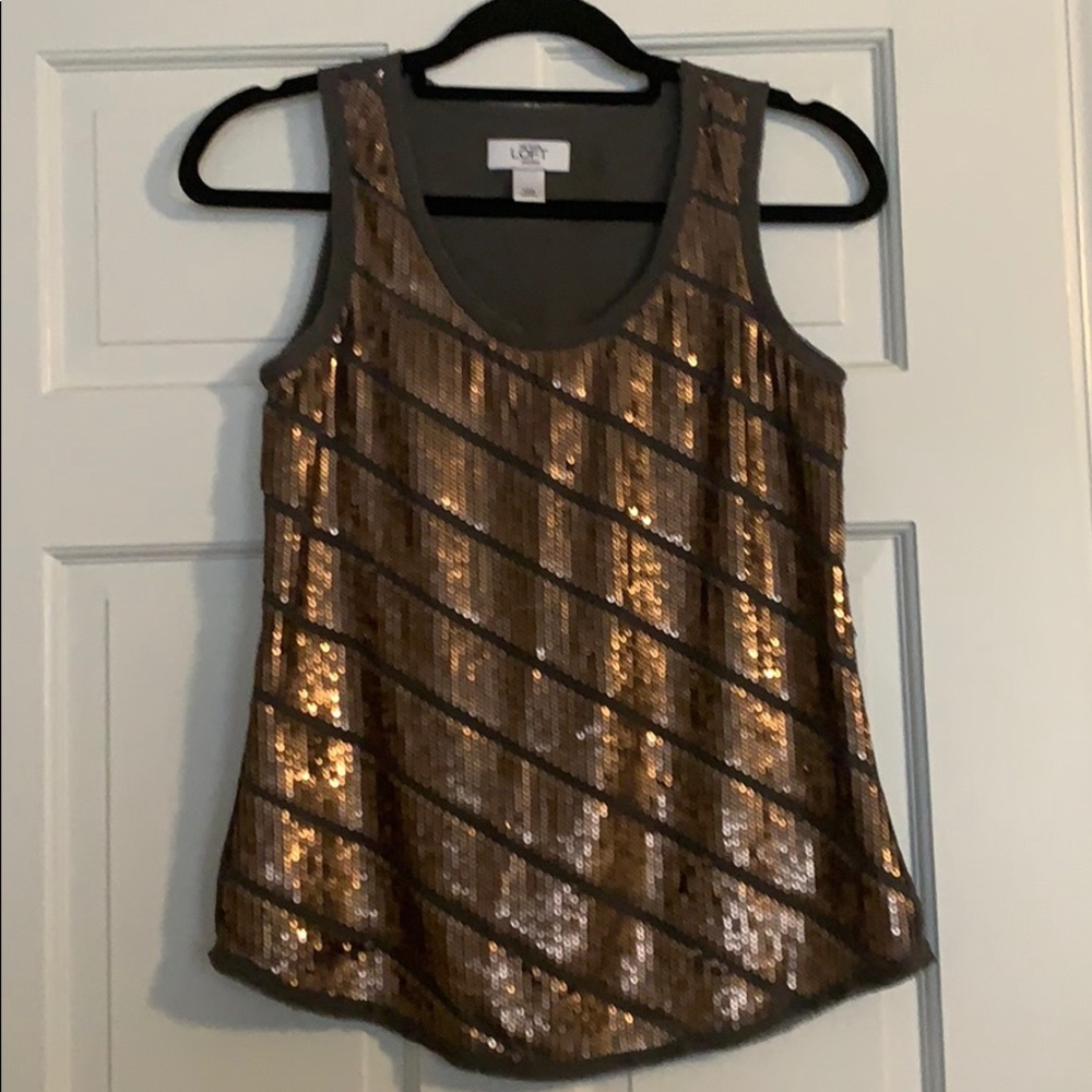 sequin tank top